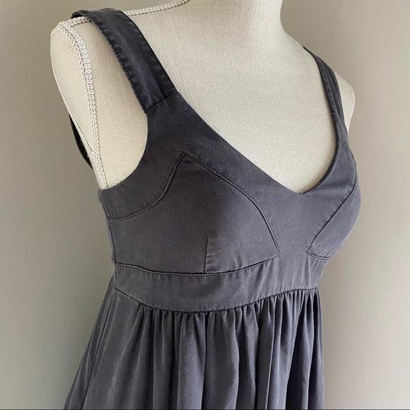 Lands’ End Canvas Gray Dress with Side Pockets, 2 - Picture 3 of 14